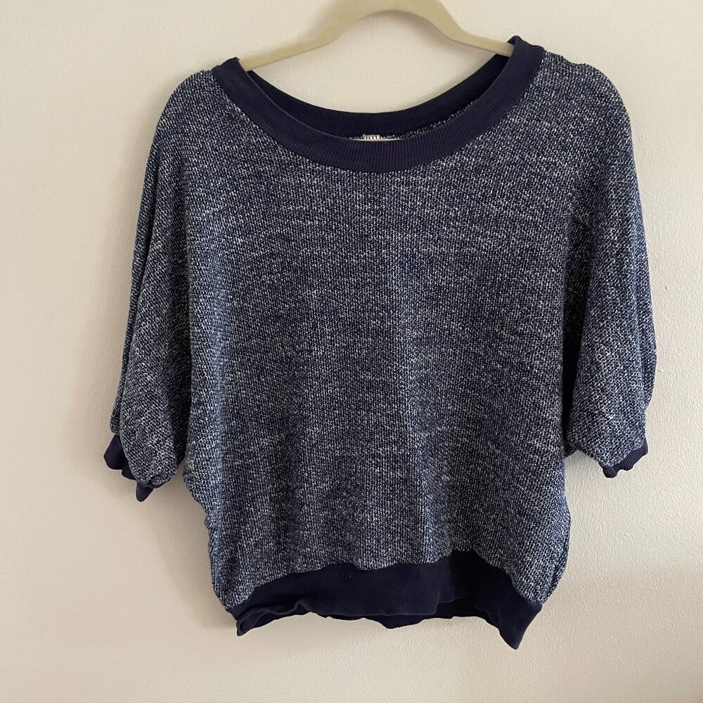 American Apparel Dolman top in blue, one size